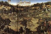 Lucas Cranach AHunt in Honor of Charles V at Torgau Castle oil on canvas